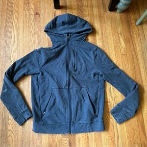 Scuba Lululemon Size 6 Blue Full Zip Hooded with Logo